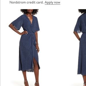 NWOT Green midi dress